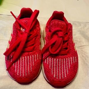 ADIDAS PINK AND WHITE NEXT TO NEW BABY GIRL